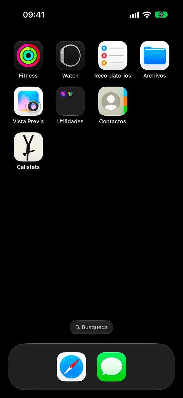 El icono de Calistats en la pantalla de inicio